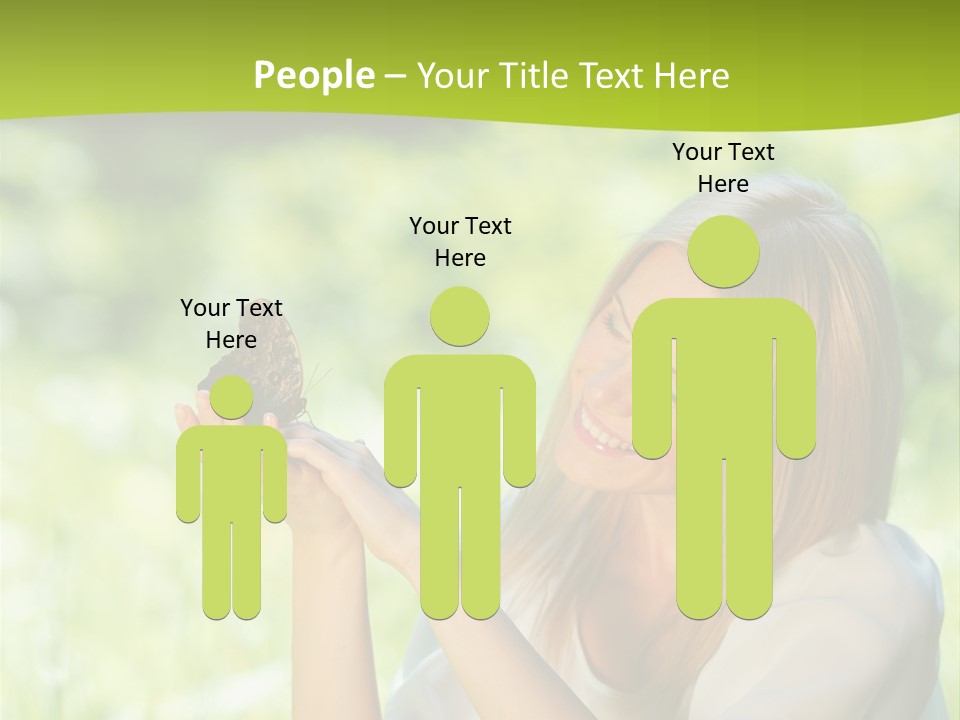 Beautiful Butterfly Health PowerPoint Template
