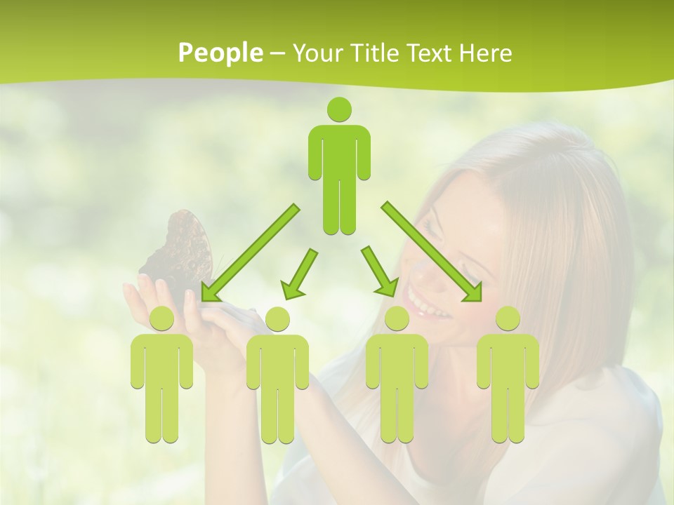 Beautiful Butterfly Health PowerPoint Template