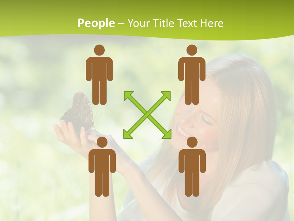 Beautiful Butterfly Health PowerPoint Template