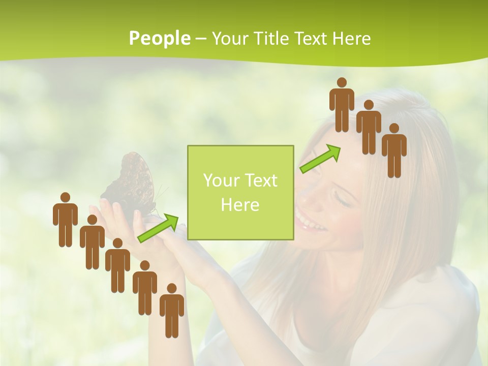Beautiful Butterfly Health PowerPoint Template