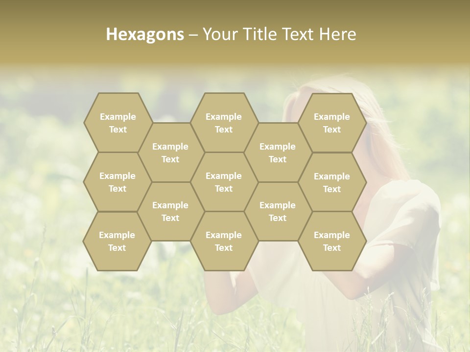 Grass Sunlight Beauty PowerPoint Template