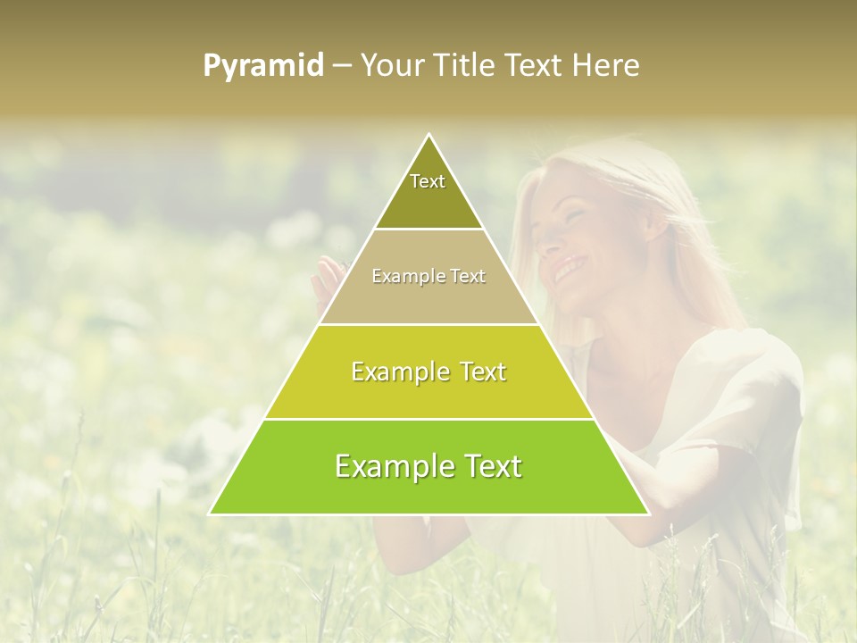 Grass Sunlight Beauty PowerPoint Template