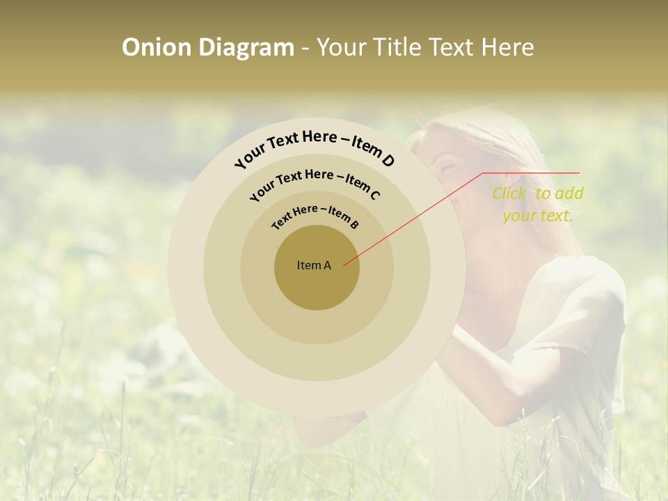 Grass Sunlight Beauty PowerPoint Template