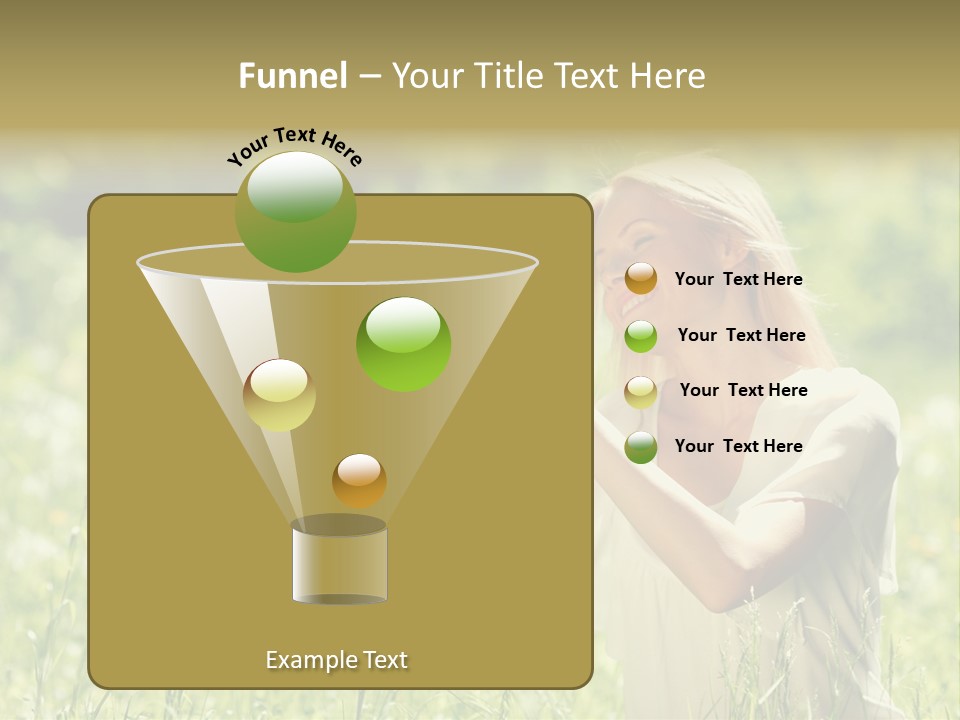 Grass Sunlight Beauty PowerPoint Template