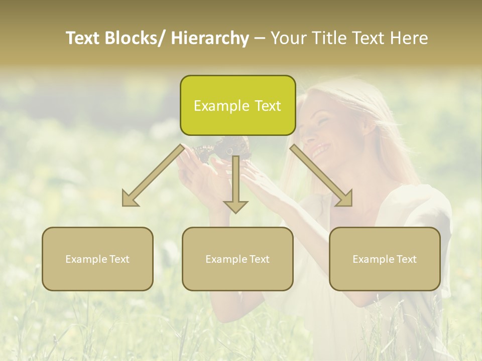 Grass Sunlight Beauty PowerPoint Template