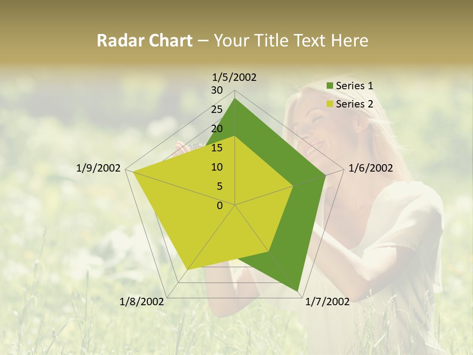 Grass Sunlight Beauty PowerPoint Template