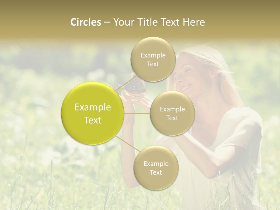 Grass Sunlight Beauty PowerPoint Template