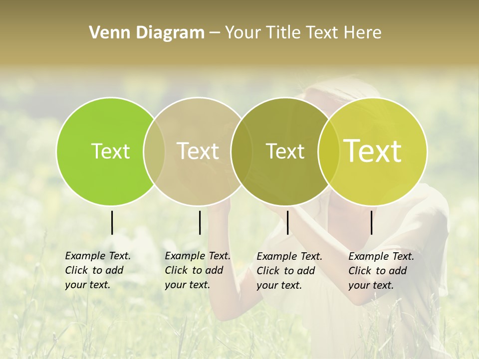 Grass Sunlight Beauty PowerPoint Template