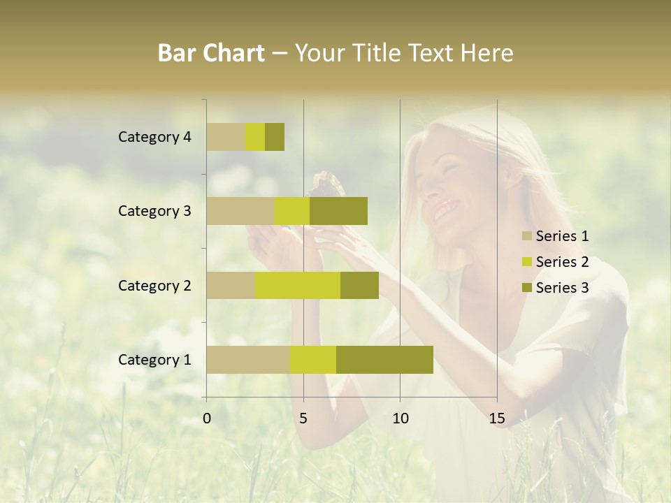 Grass Sunlight Beauty PowerPoint Template