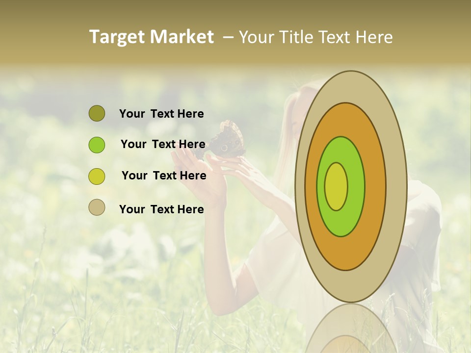 Grass Sunlight Beauty PowerPoint Template