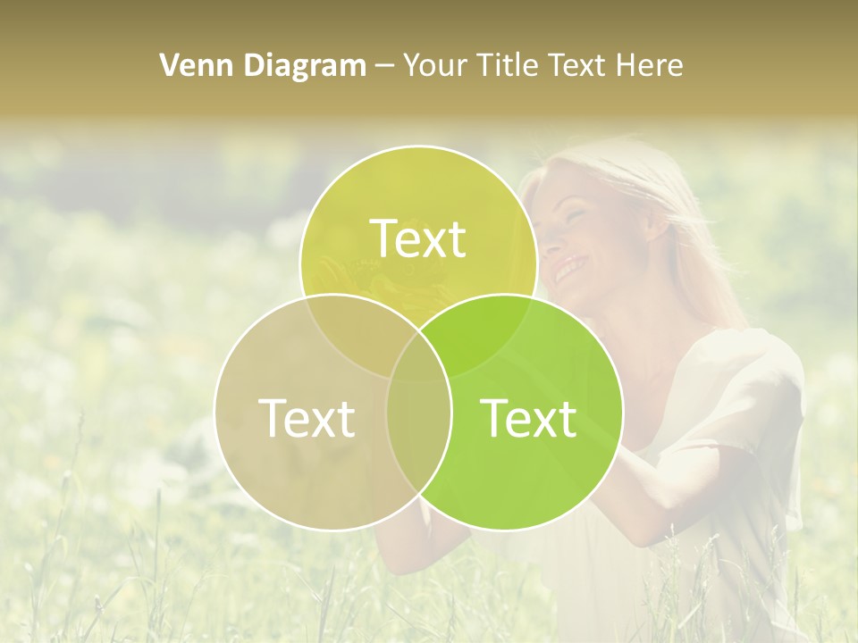 Grass Sunlight Beauty PowerPoint Template