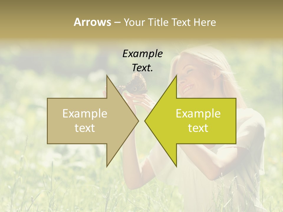 Grass Sunlight Beauty PowerPoint Template