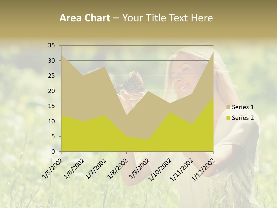 Grass Sunlight Beauty PowerPoint Template