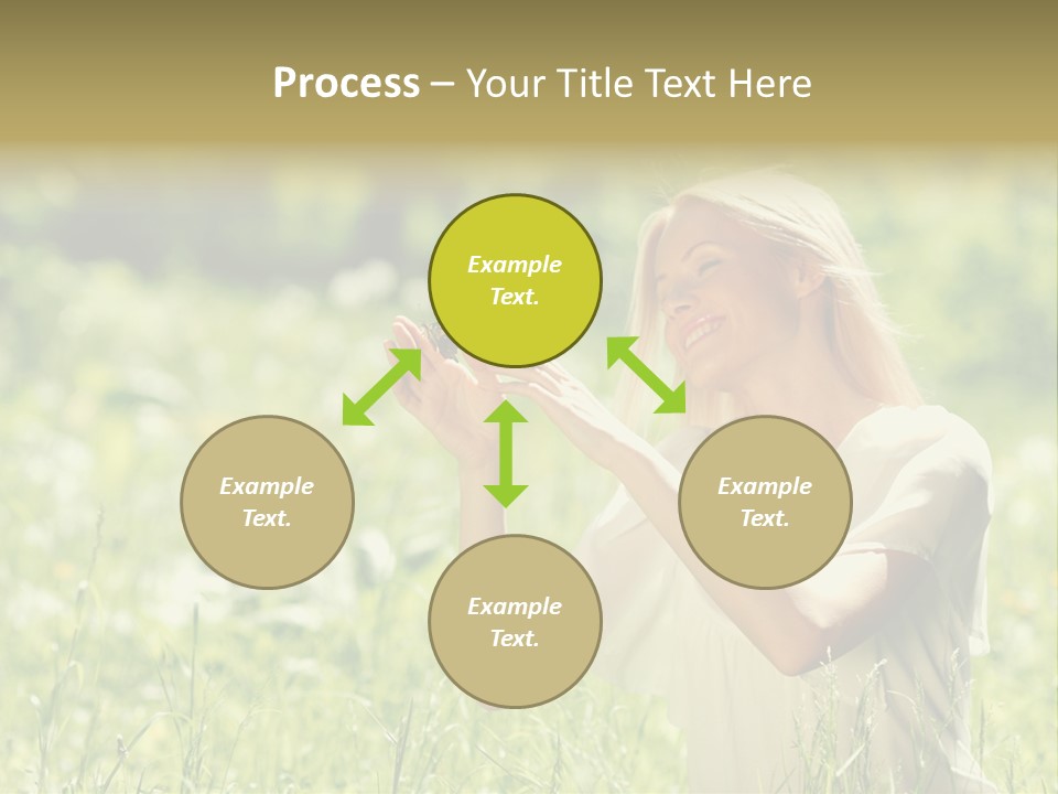 Grass Sunlight Beauty PowerPoint Template