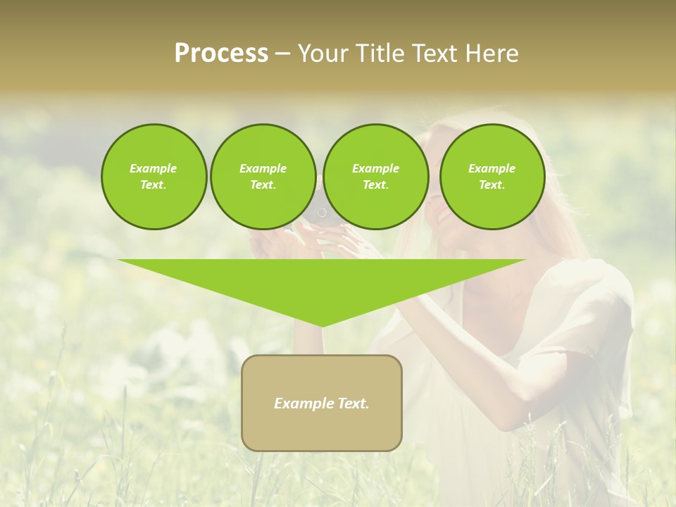 Grass Sunlight Beauty PowerPoint Template