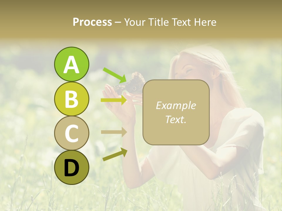 Grass Sunlight Beauty PowerPoint Template