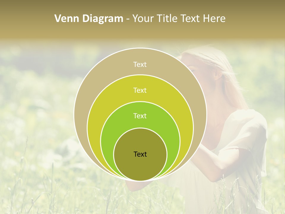 Grass Sunlight Beauty PowerPoint Template