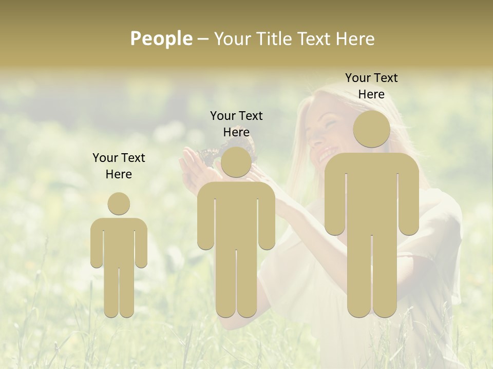 Grass Sunlight Beauty PowerPoint Template