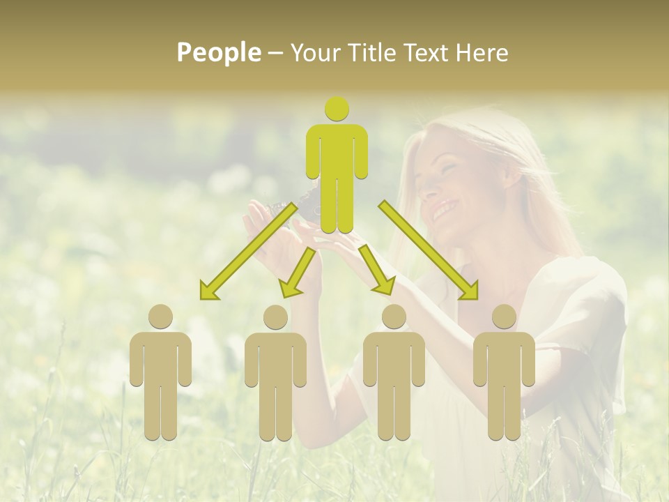 Grass Sunlight Beauty PowerPoint Template