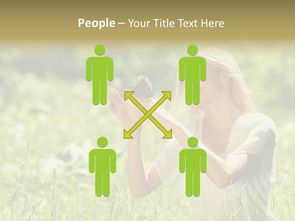 Grass Sunlight Beauty PowerPoint Template