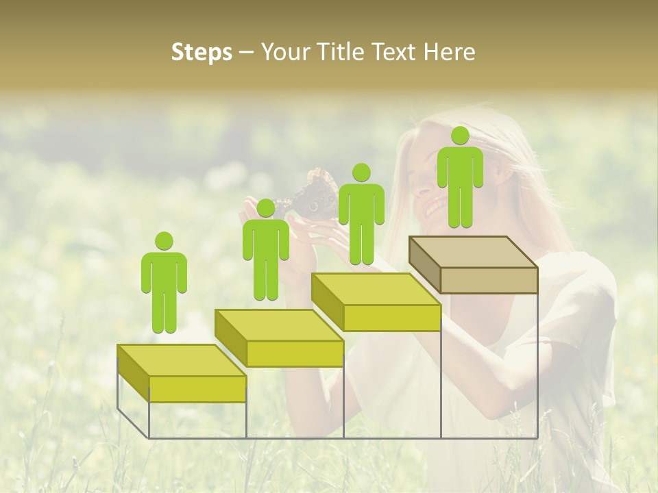 Grass Sunlight Beauty PowerPoint Template