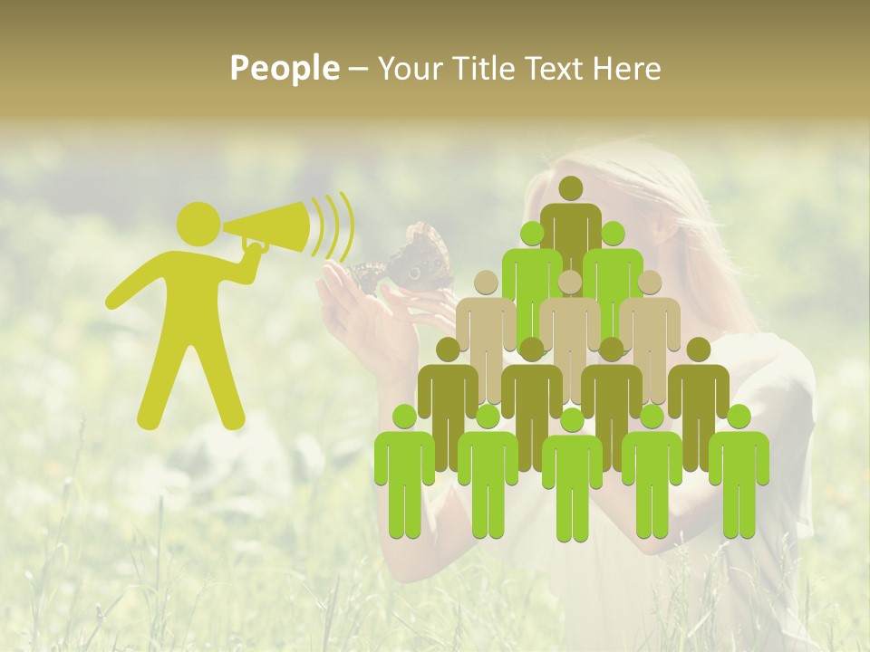 Grass Sunlight Beauty PowerPoint Template