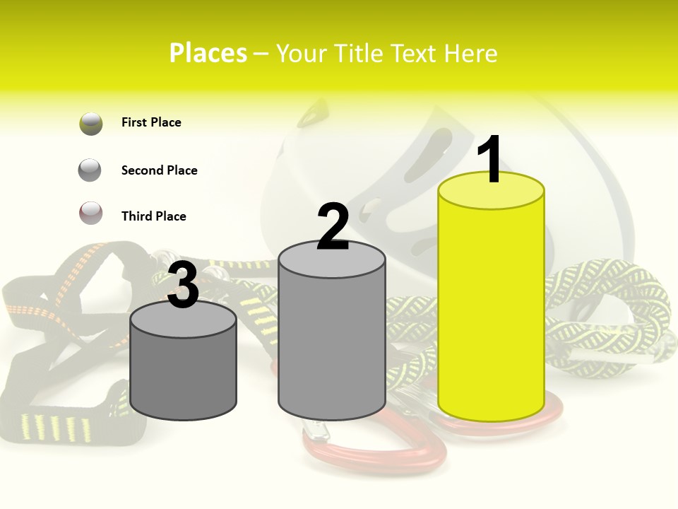 Kletterpark Haken Alpen PowerPoint Template