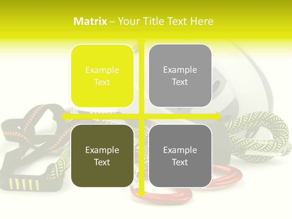 Kletterpark Haken Alpen PowerPoint Template