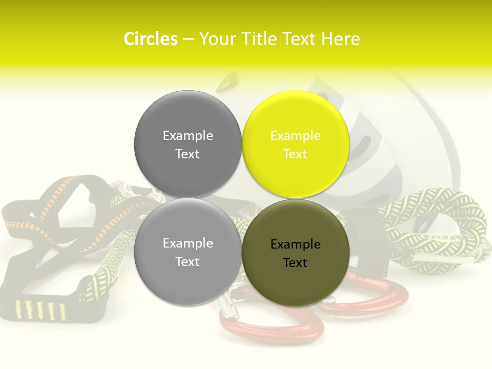 Kletterpark Haken Alpen PowerPoint Template