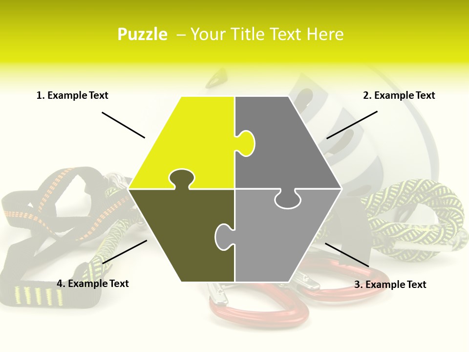 Kletterpark Haken Alpen PowerPoint Template