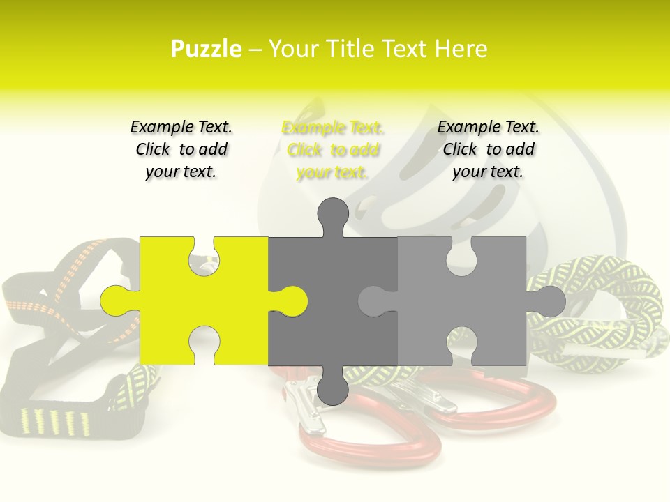 Kletterpark Haken Alpen PowerPoint Template