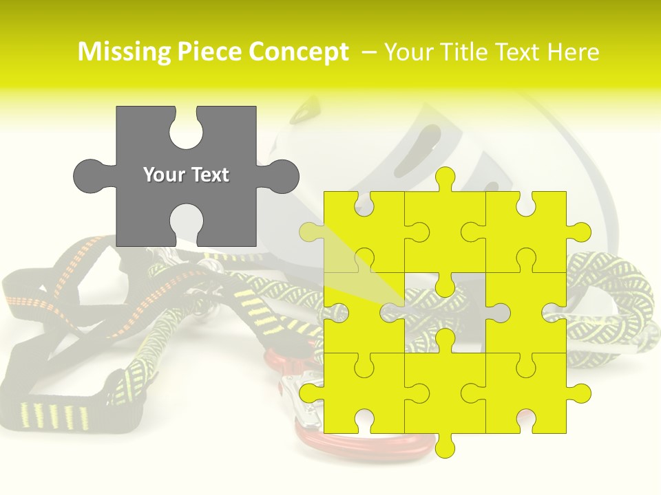 Kletterpark Haken Alpen PowerPoint Template