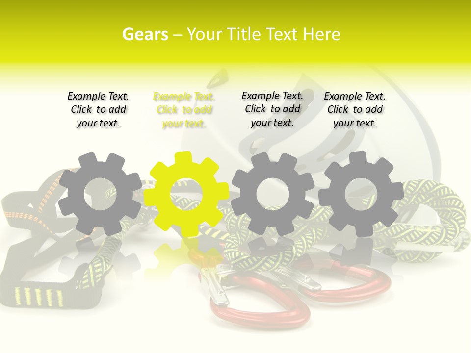 Kletterpark Haken Alpen PowerPoint Template