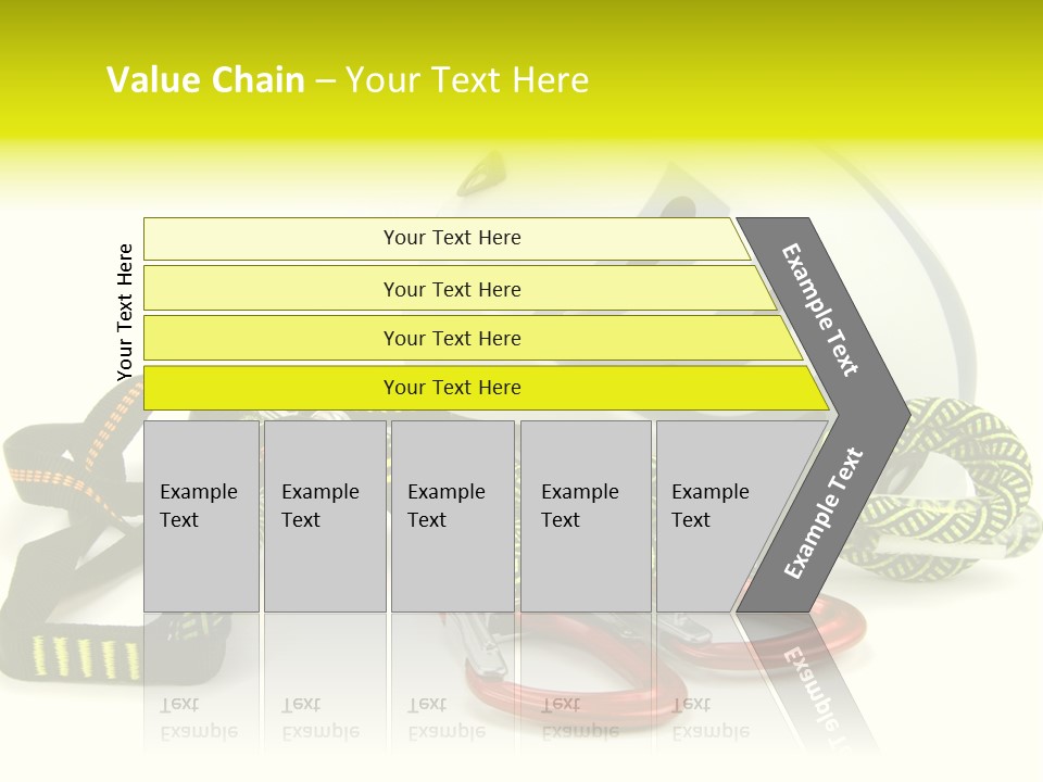 Kletterpark Haken Alpen PowerPoint Template