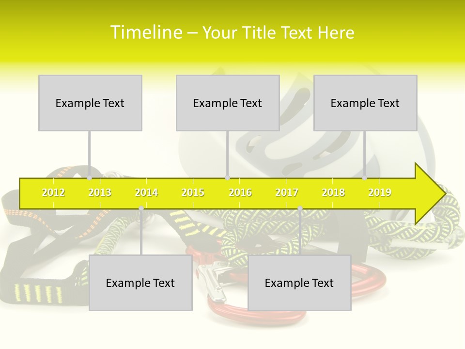 Kletterpark Haken Alpen PowerPoint Template