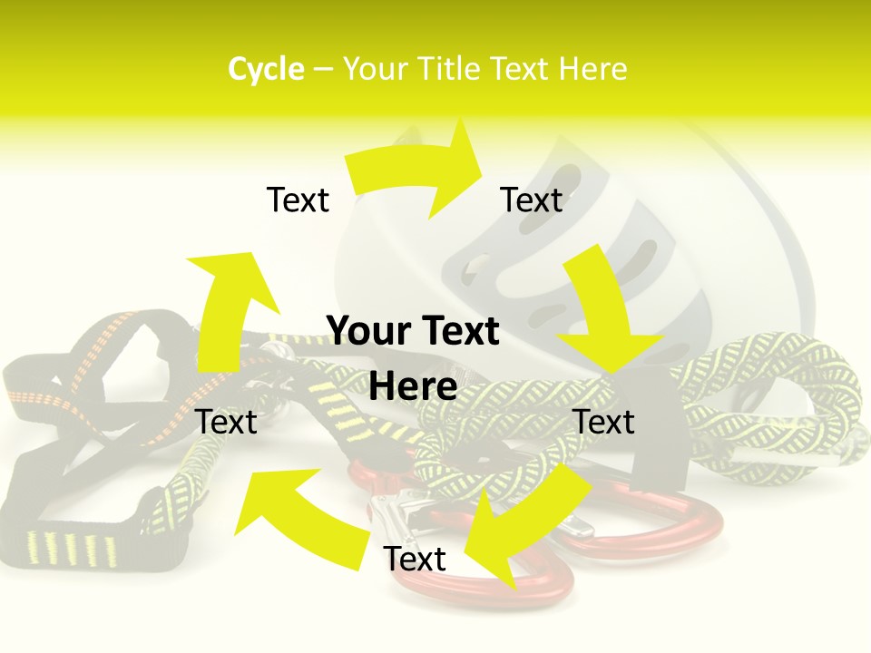 Kletterpark Haken Alpen PowerPoint Template