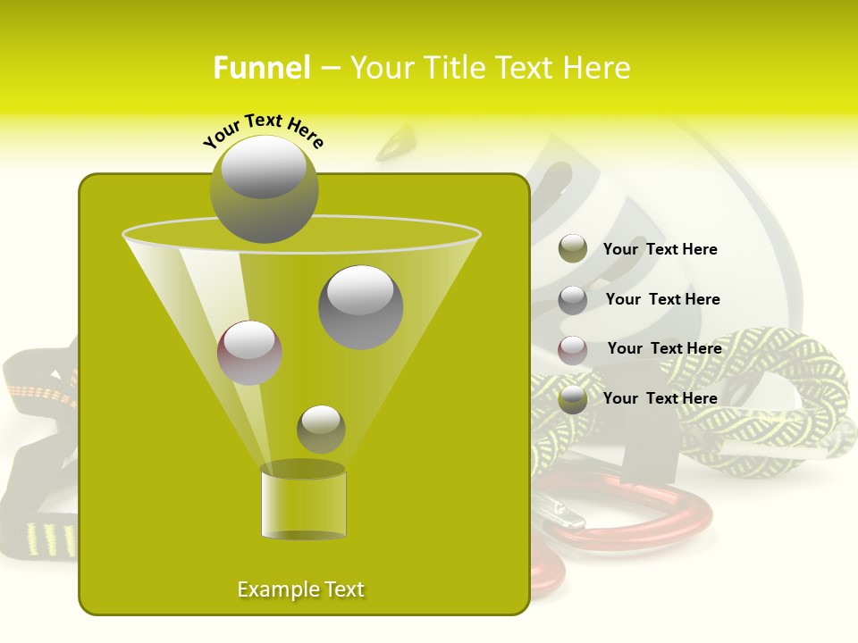 Kletterpark Haken Alpen PowerPoint Template