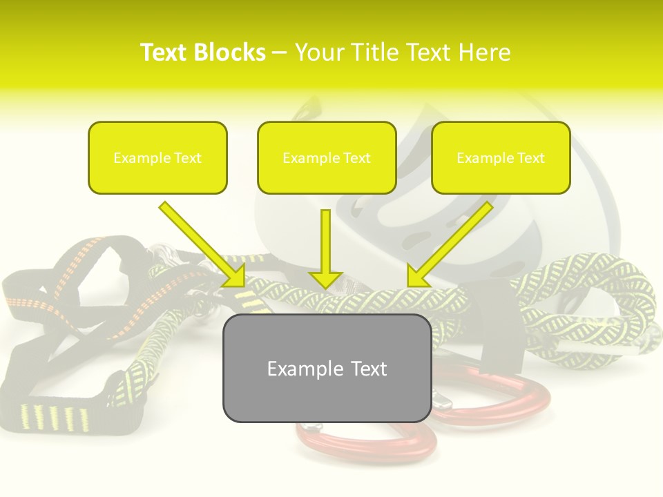 Kletterpark Haken Alpen PowerPoint Template
