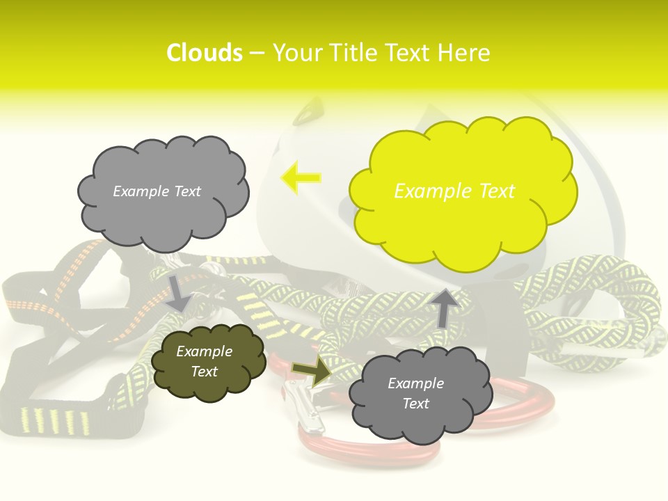 Kletterpark Haken Alpen PowerPoint Template
