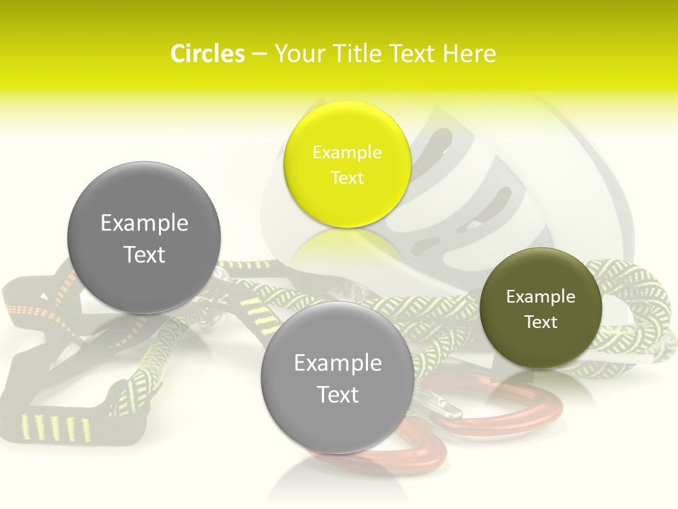 Kletterpark Haken Alpen PowerPoint Template