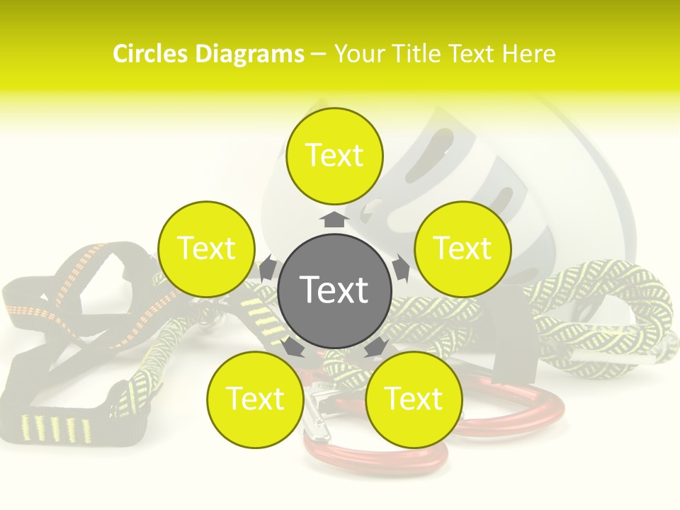 Kletterpark Haken Alpen PowerPoint Template