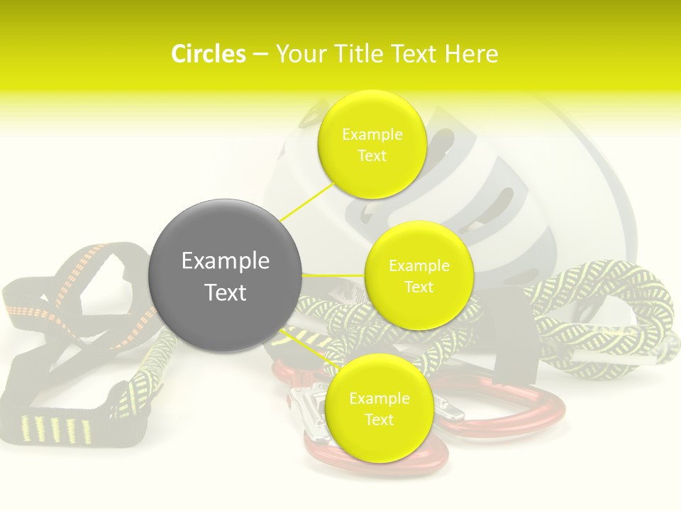 Kletterpark Haken Alpen PowerPoint Template