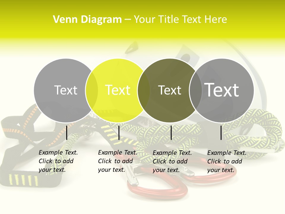 Kletterpark Haken Alpen PowerPoint Template