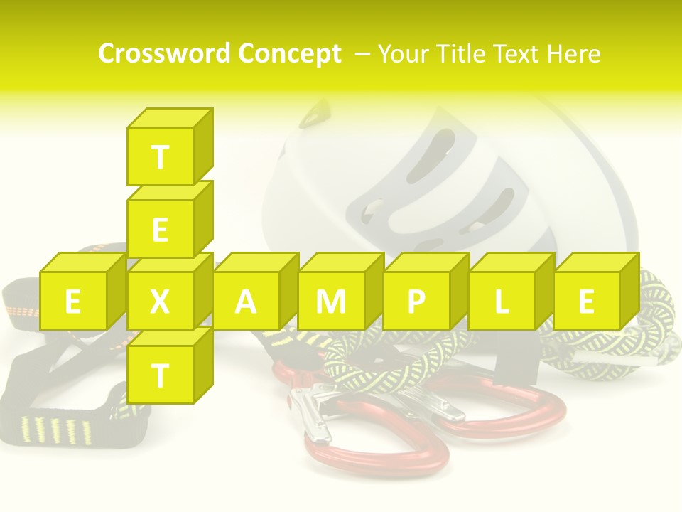 Kletterpark Haken Alpen PowerPoint Template