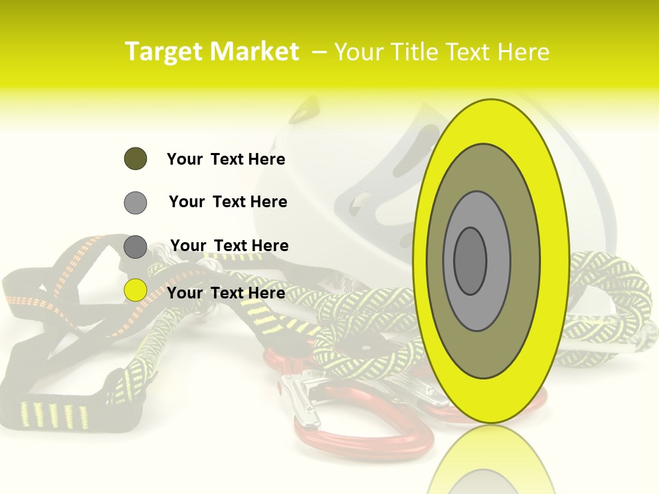 Kletterpark Haken Alpen PowerPoint Template