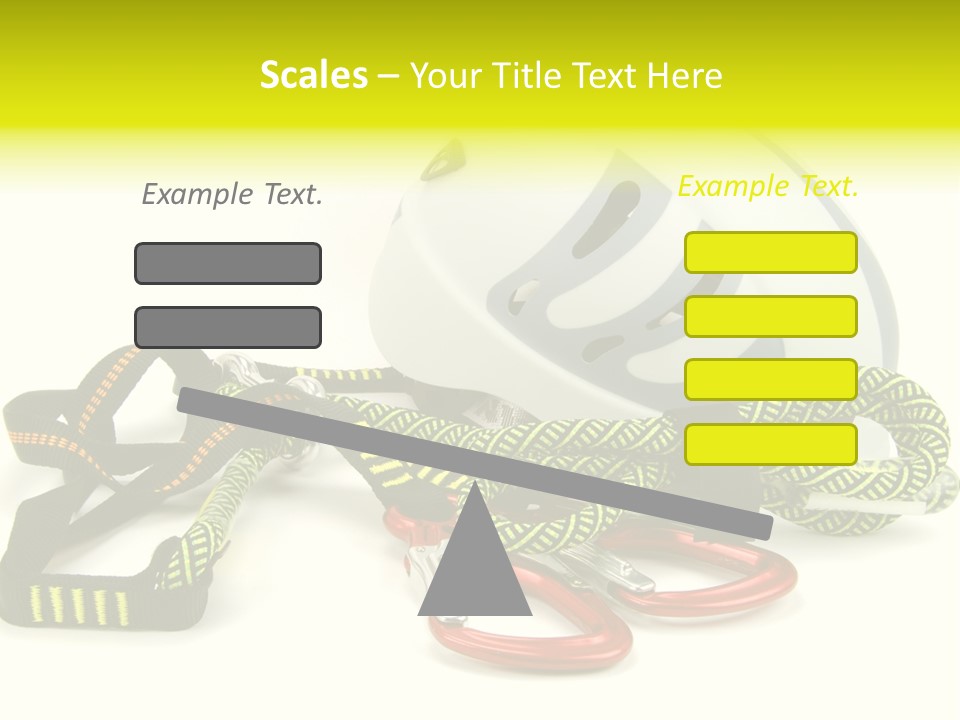 Kletterpark Haken Alpen PowerPoint Template