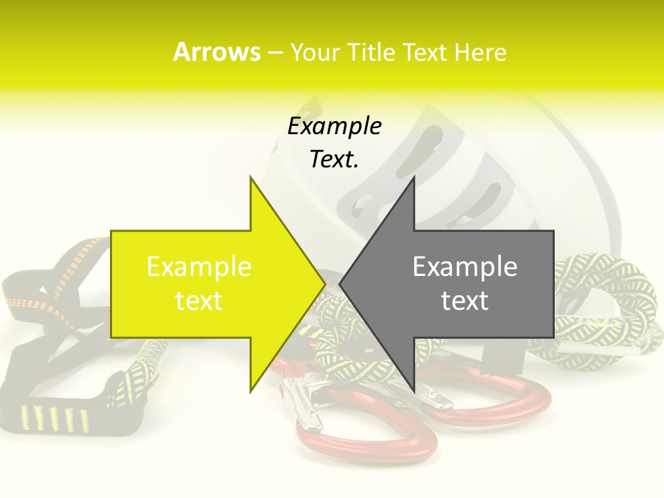 Kletterpark Haken Alpen PowerPoint Template