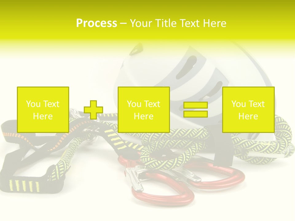 Kletterpark Haken Alpen PowerPoint Template