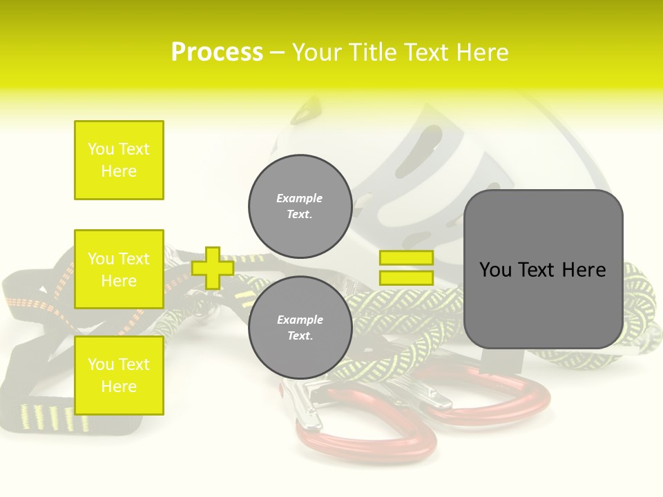 Kletterpark Haken Alpen PowerPoint Template