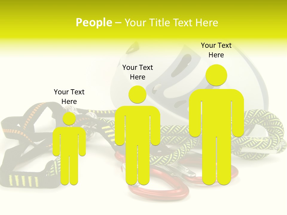 Kletterpark Haken Alpen PowerPoint Template